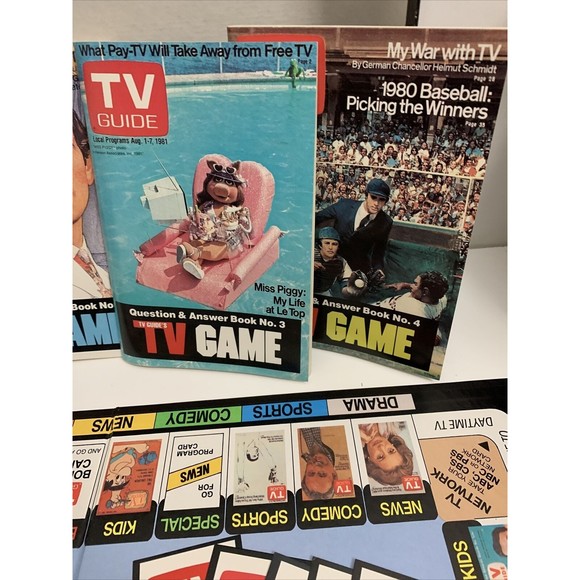 Vintage 1984 TV GUIDE'S TV Game in original box and complete - Picture 8 of 12